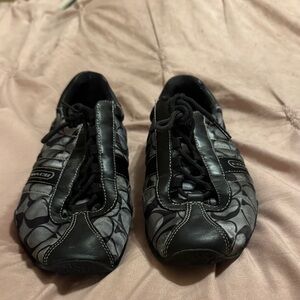 Coach Black and Gray Shoes
